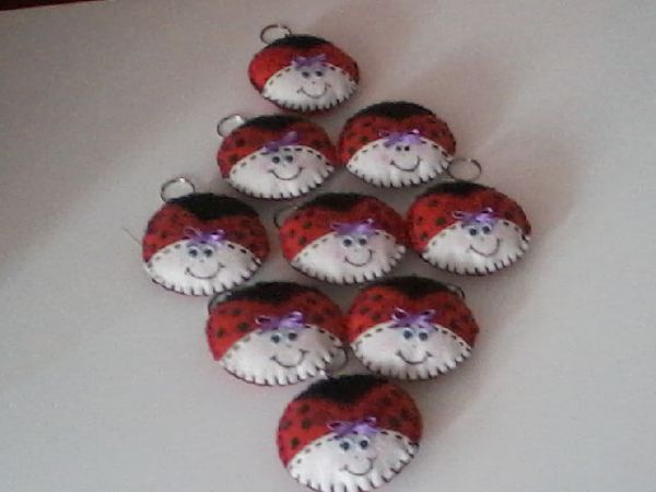 chaveiro de joaninha